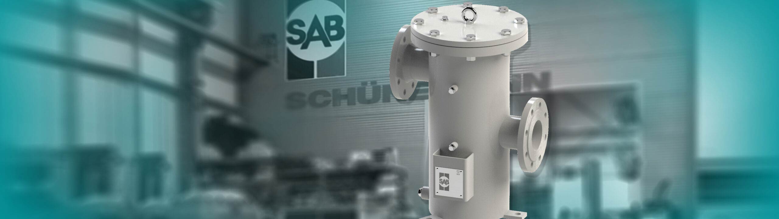 Schuenemann Filter F105, freigestellt vor verschwommenem Hintergrund