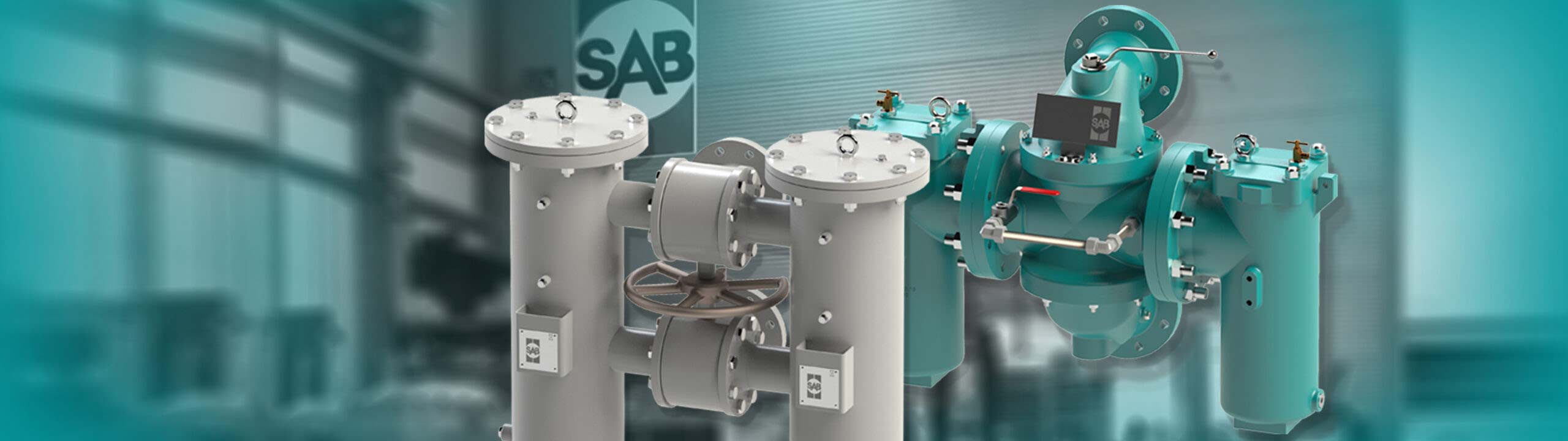 Schuenemann Filter F311 und F605 freigestellt vor verschwommenem Hintergrund