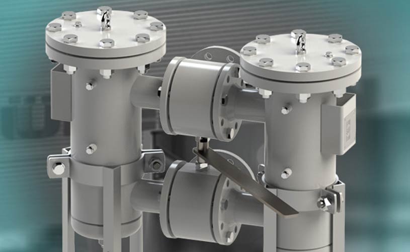 Schuenemann Filter F311 und F605 freigestellt vor verschwommenem Hintergrund