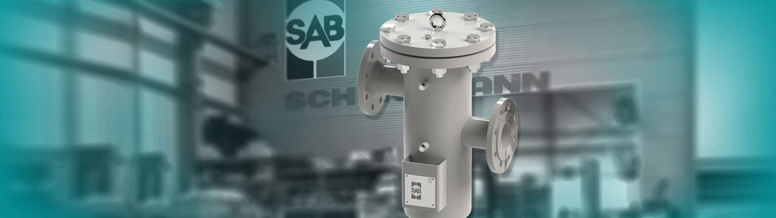 Schuenemann Filter F125, freigestellt vor verschwommenem Hintergrund